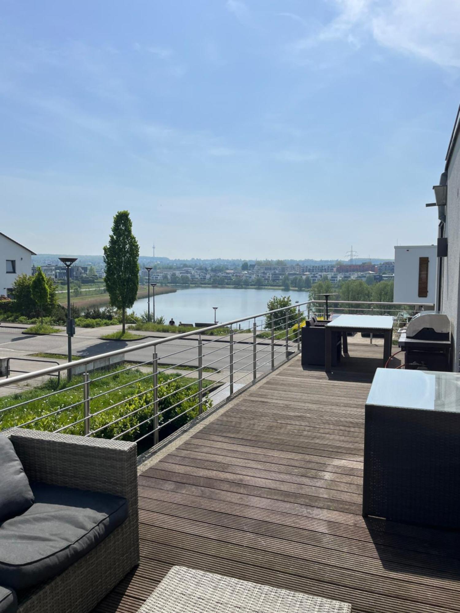 Haus Mit Panoramablick Auf Den Phoenixsee Dortmund Eksteriør billede